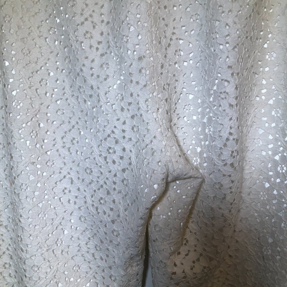 WD-NY Lace Completely Lined White Side Zipper Size 10 NWOT - Picture 12 of 14